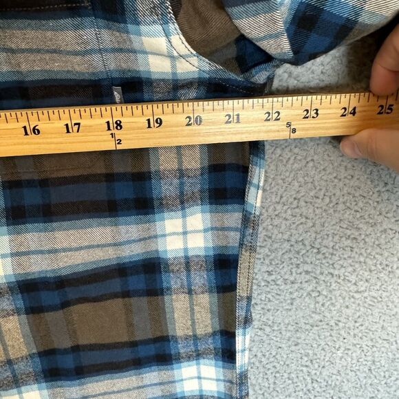 Eddie Bauer Shirt Men's M Plaid Long Sleeve Button Down Flannel Cotton NWOT - Picture 5 of 8